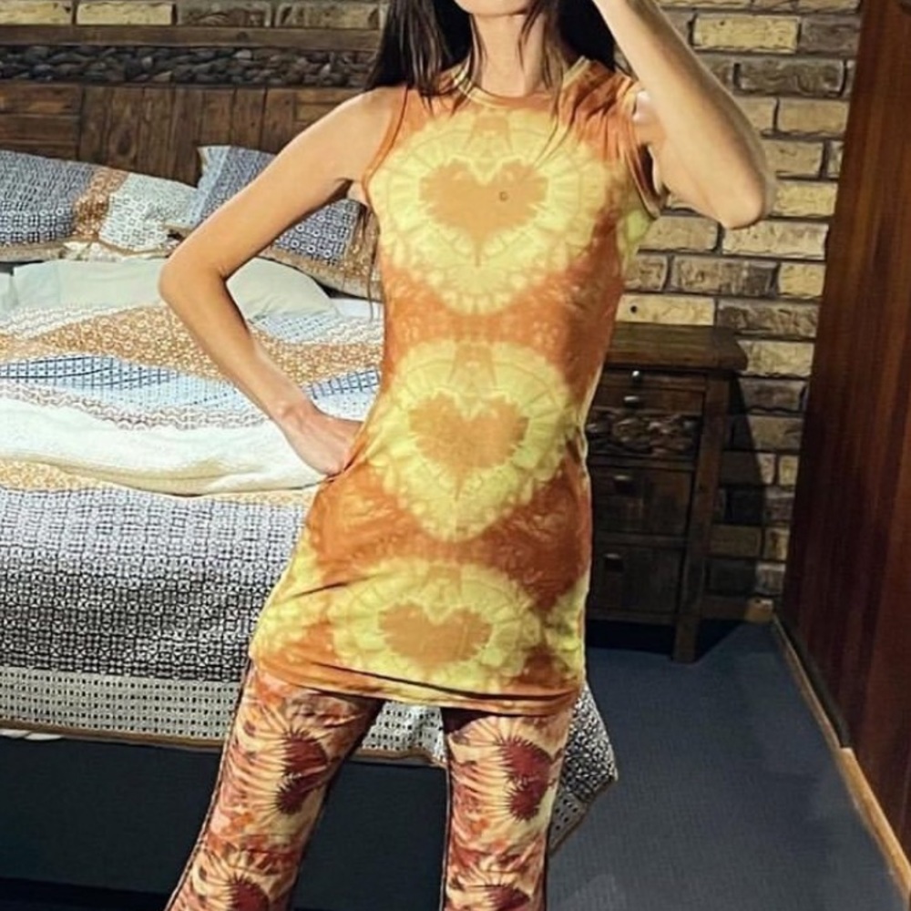 One Love Mini Dress in Brown